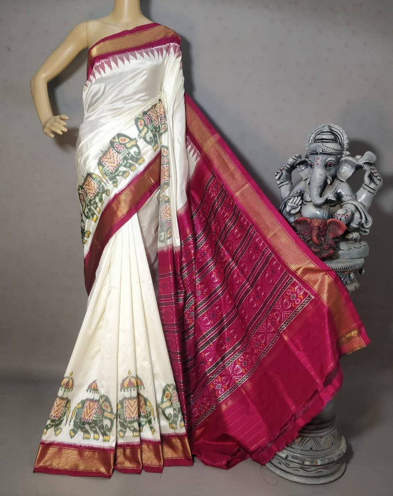 Pochampalli Print Dolla Silk Saree