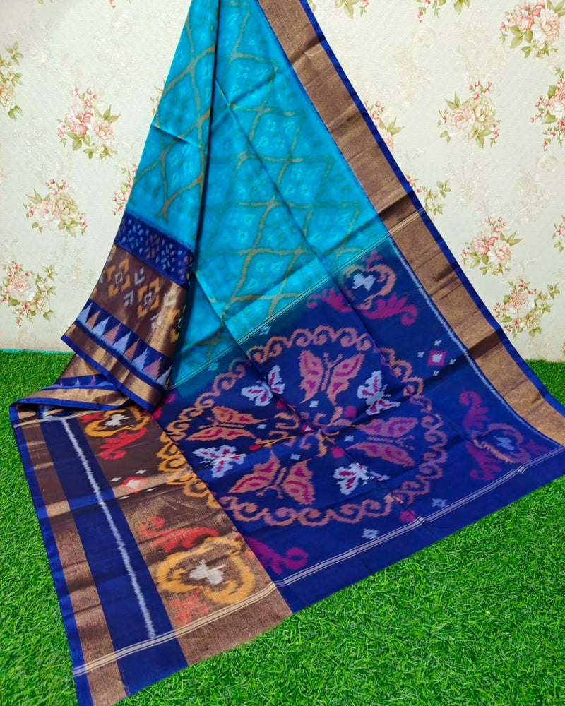 Pochampalli Weave Dolla Silk Saree
