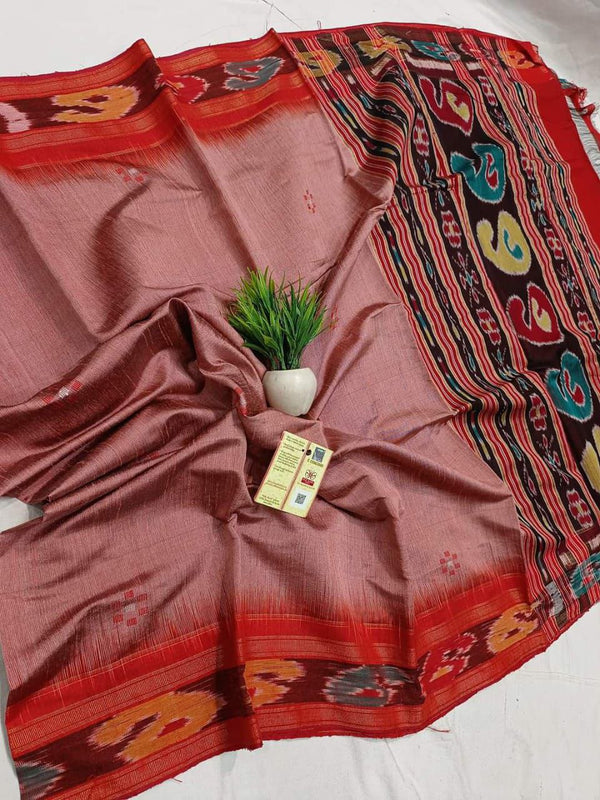 Cotton Silk Temple Border Saree
