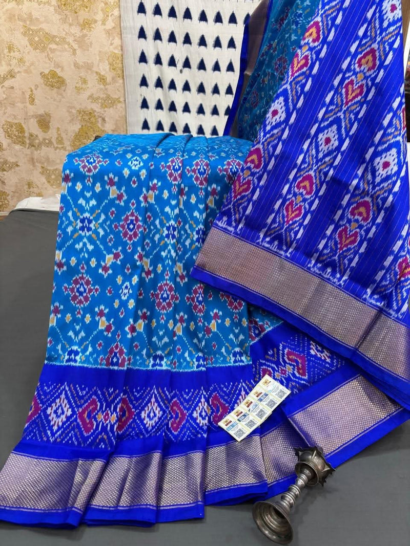 Pochampalli Print Dolla Silk Saree