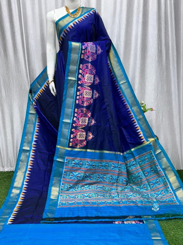 Pochampalli Weave Dolla Silk Saree