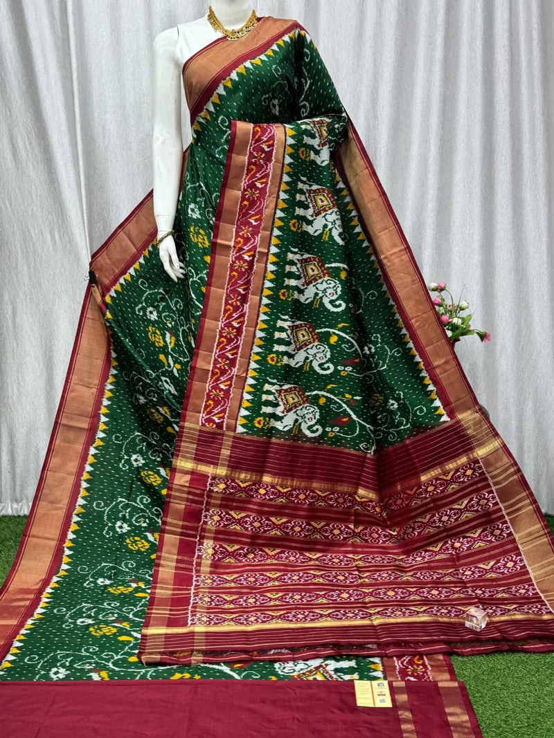 Pochampalli Dolla Silk Ethnic Saree