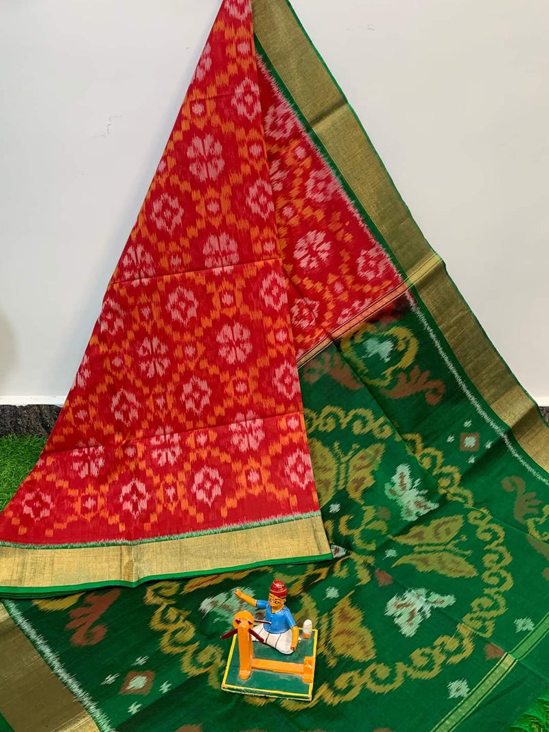 Pochampalli Print Dolla Silk Saree