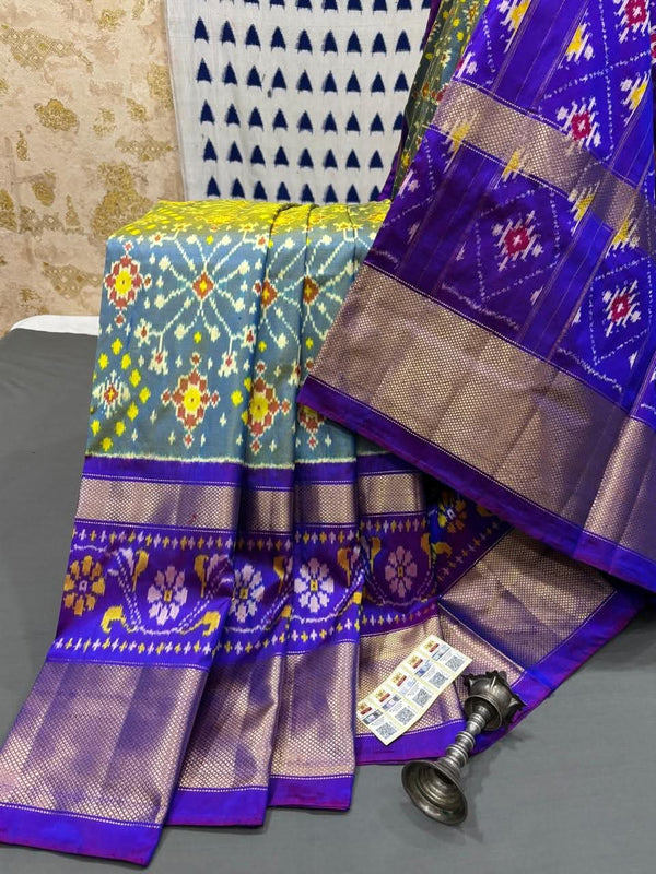 Pochampalli Dolla Silk Ethnic Saree