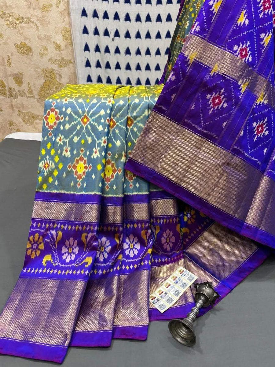 Pochampalli Dolla Silk Ethnic Saree