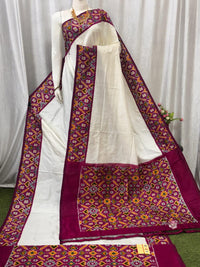 Pochampalli Ikkat Dolla Silk Saree