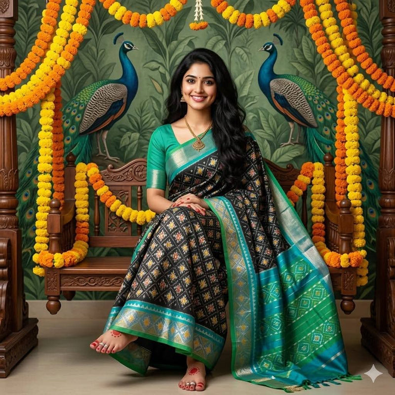 Pochampalli Dolla Silk Saree