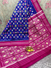 Pochampalli Ikkat Dolla Silk Saree