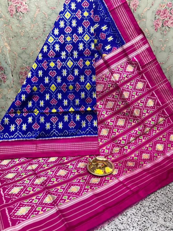 Pochampalli Ikkat Dolla Silk Saree