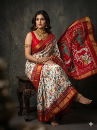 Kalamkari Art Dolla Silk Saree
