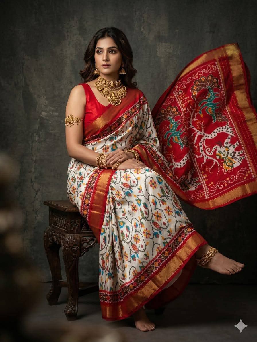 Kalamkari Art Dolla Silk Saree
