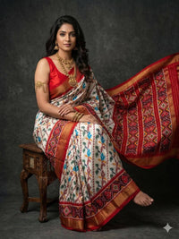 Kalamkari Dolla Silk Saree