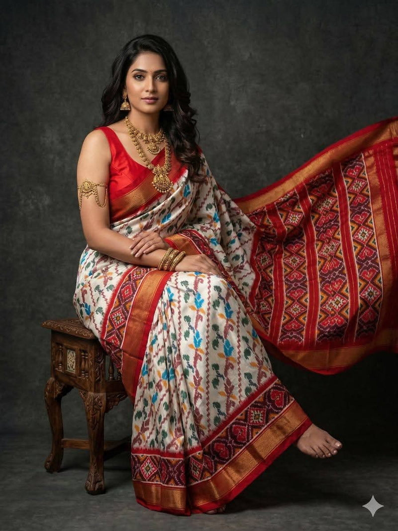 Kalamkari Dolla Silk Saree