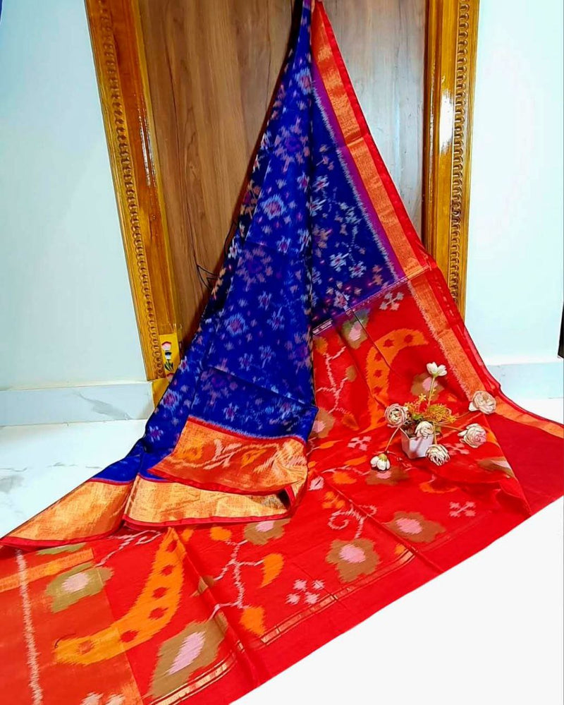 Pochampalli Dolla Silk Designer Saree