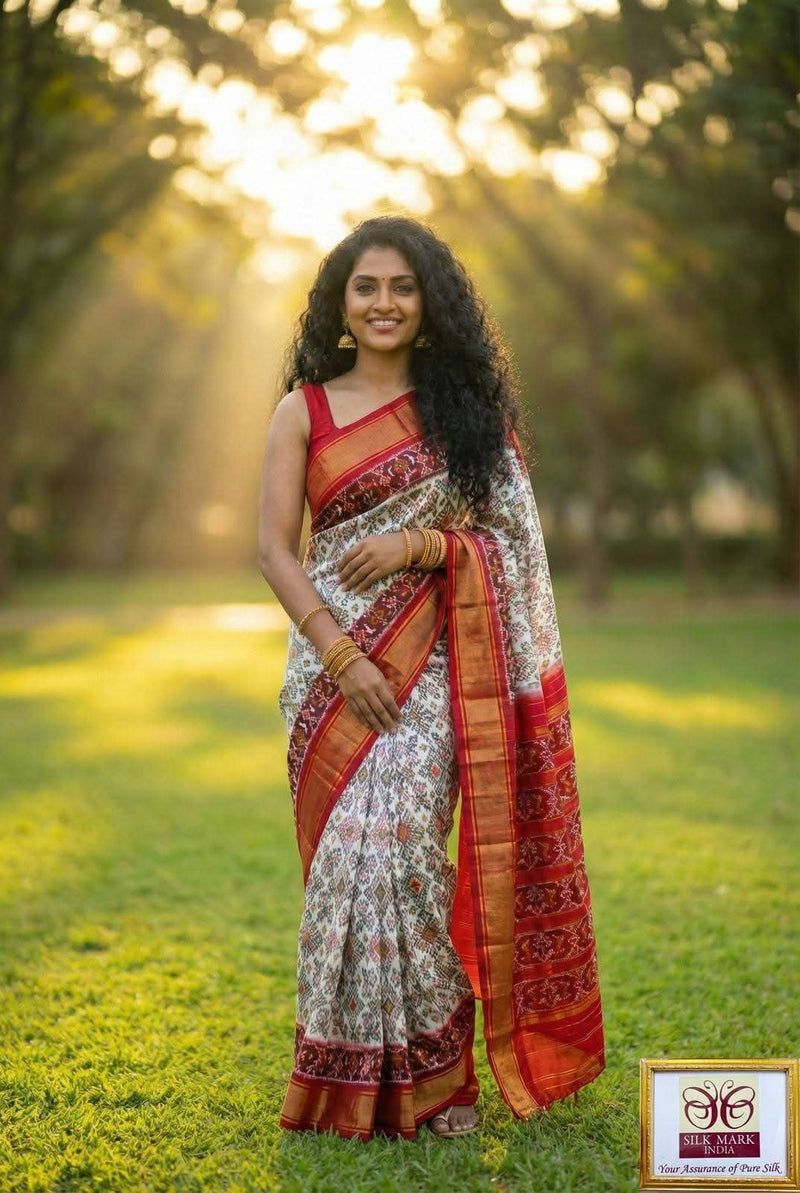 Pochampalli Print Dolla Silk Saree