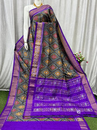 Pochampalli Weave Dolla Silk Saree
