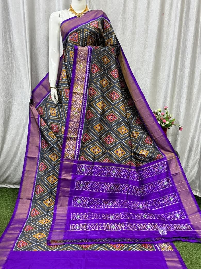 Pochampalli Weave Dolla Silk Saree