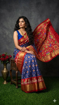 Pochampalli Dolla Silk Designer Saree