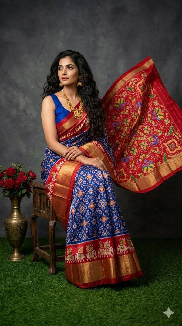 Pochampalli Dolla Silk Designer Saree