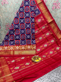 Pochampalli Weave Dolla Silk Saree