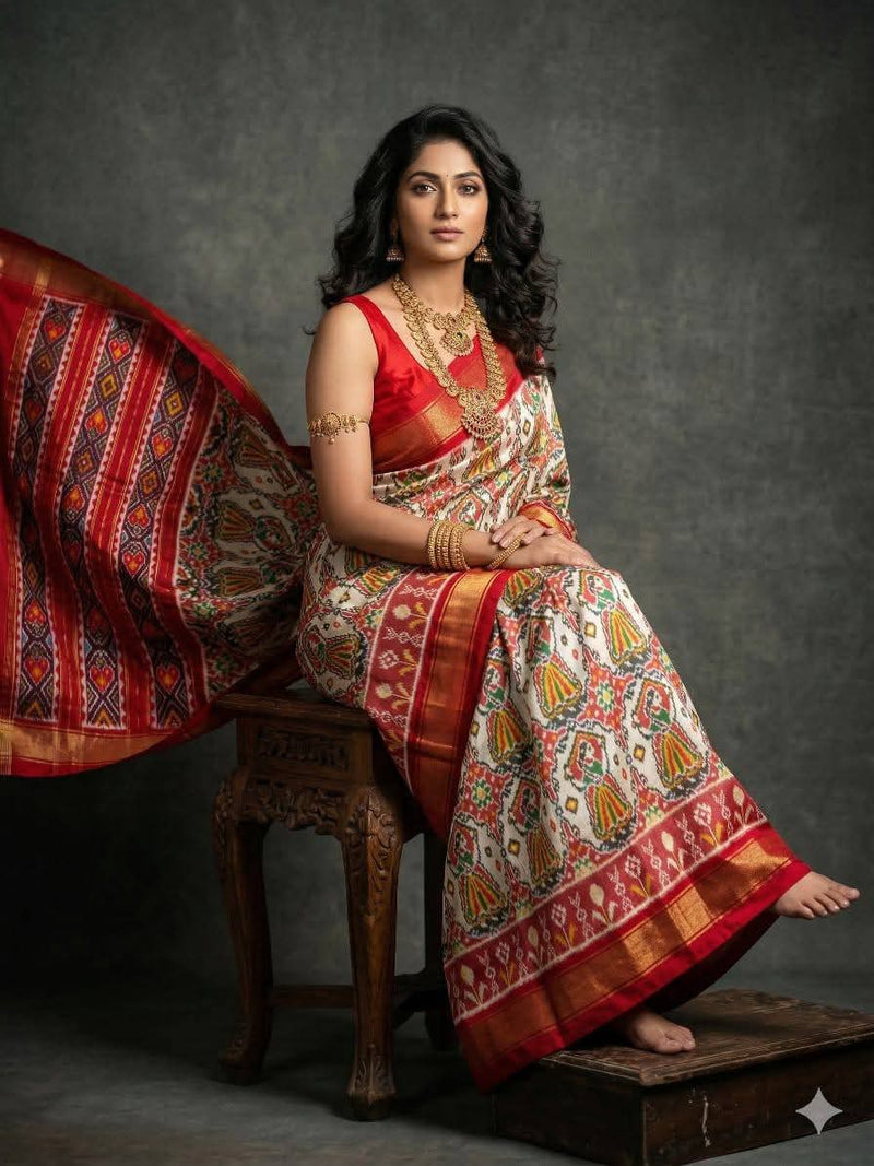 Kalamkari Art Dolla Silk Saree