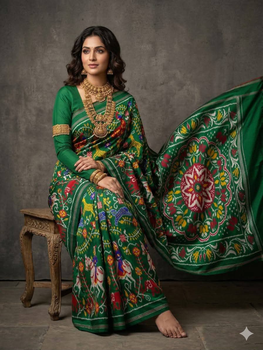 Kalamkari Dolla Silk Saree