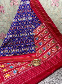 Pochampalli Ikkat Dolla Silk Saree