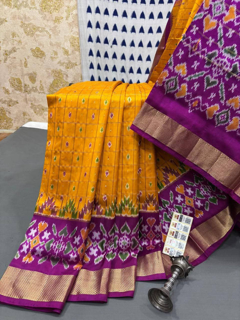 Pochampalli Print Dolla Silk Saree