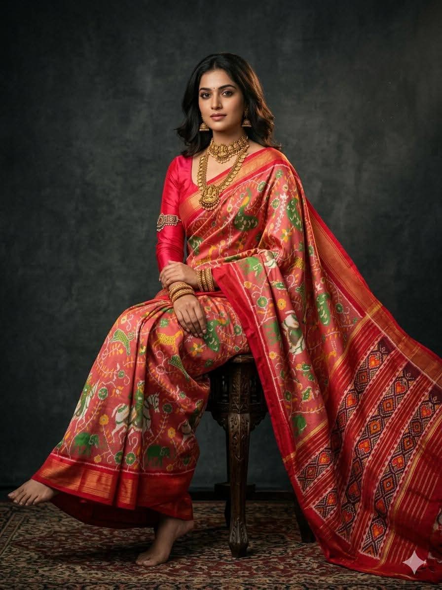 Kalamkari Art Dolla Silk Saree