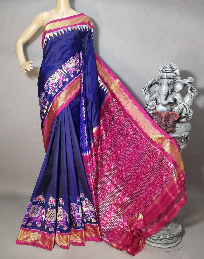 Pochampalli Dolla Silk Ethnic Saree