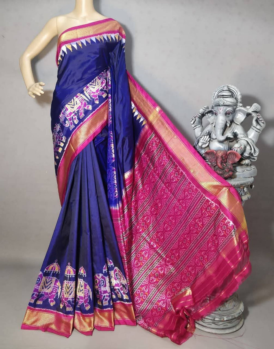 Pochampalli Dolla Silk Ethnic Saree