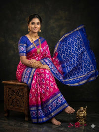 Pochampalli Print Dolla Silk Saree