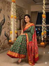 Pochampalli Dolla Silk Saree