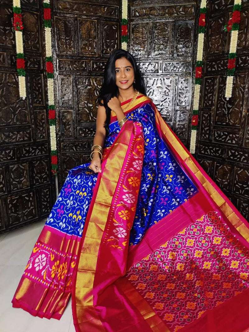 Pochampalli Print Dolla Silk Saree