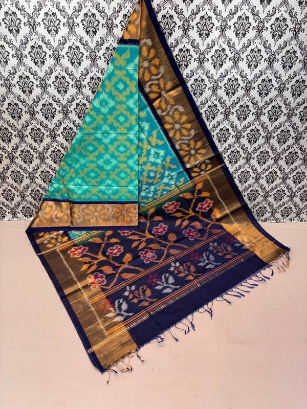 Pochampalli Weave Dolla Silk Saree