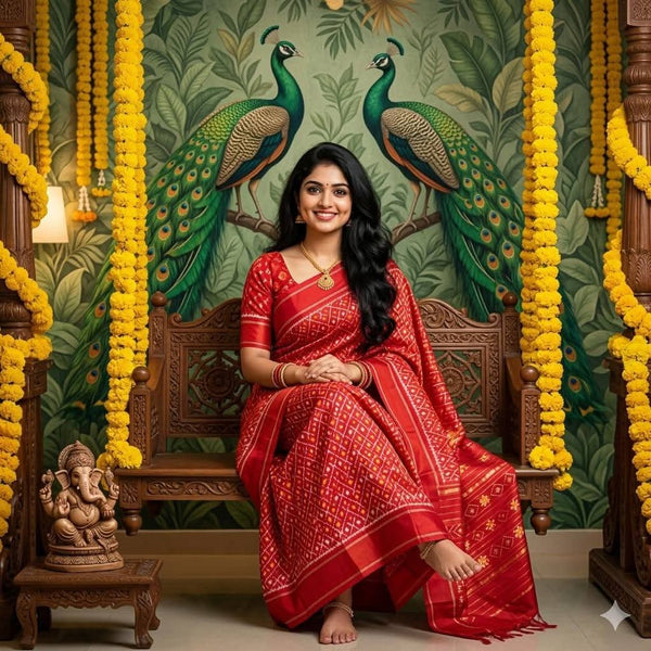 Pochampalli Dolla Silk Saree