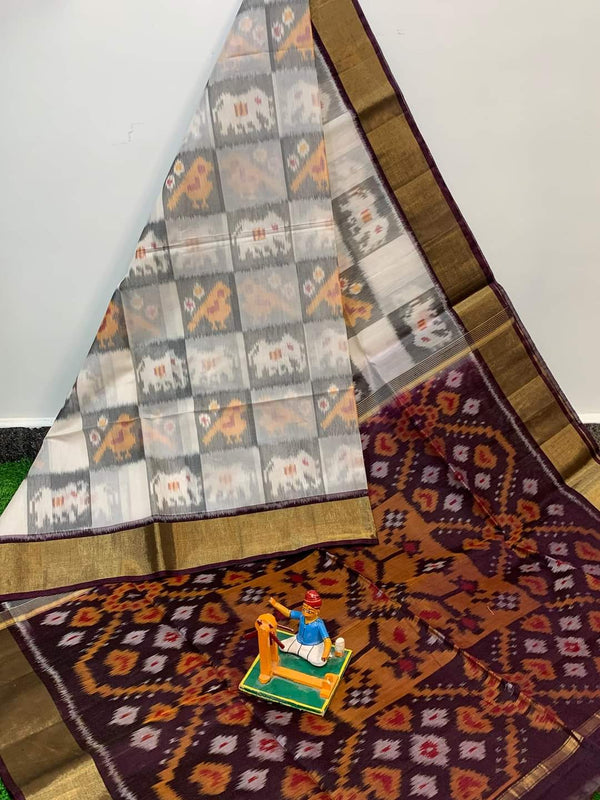 Pochampalli Dolla Silk Ethnic Saree