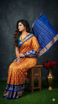 Pochampalli Dolla Silk Saree