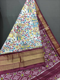 Pochampalli Print Dolla Silk Saree