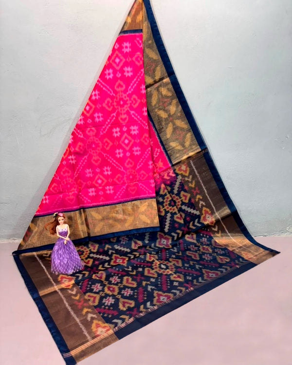 Pochampalli Dolla Silk Ethnic Saree