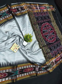 Pochampalli Ikkat Dolla Silk Saree
