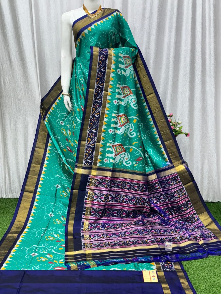 Pochampalli Print Dolla Silk Saree