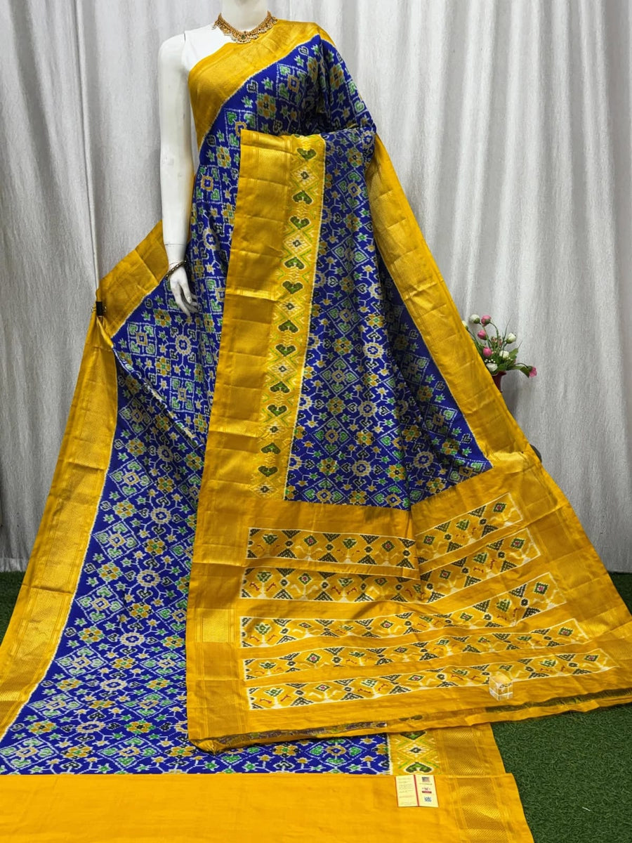 Pochampalli Weave Dolla Silk Saree