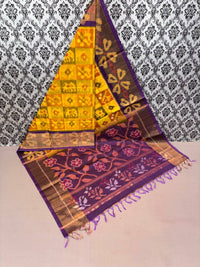 Pochampalli Ikkat Dolla Silk Saree
