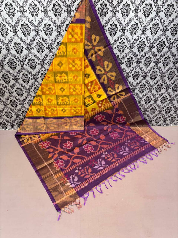 Pochampalli Ikkat Dolla Silk Saree