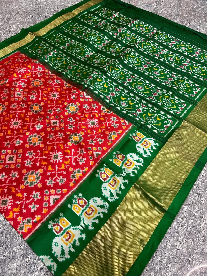 Pochampalli Print Dolla Silk Saree