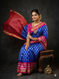 Pochampalli Dolla Silk Ethnic Saree