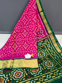 Pochampalli Print Dolla Silk Saree