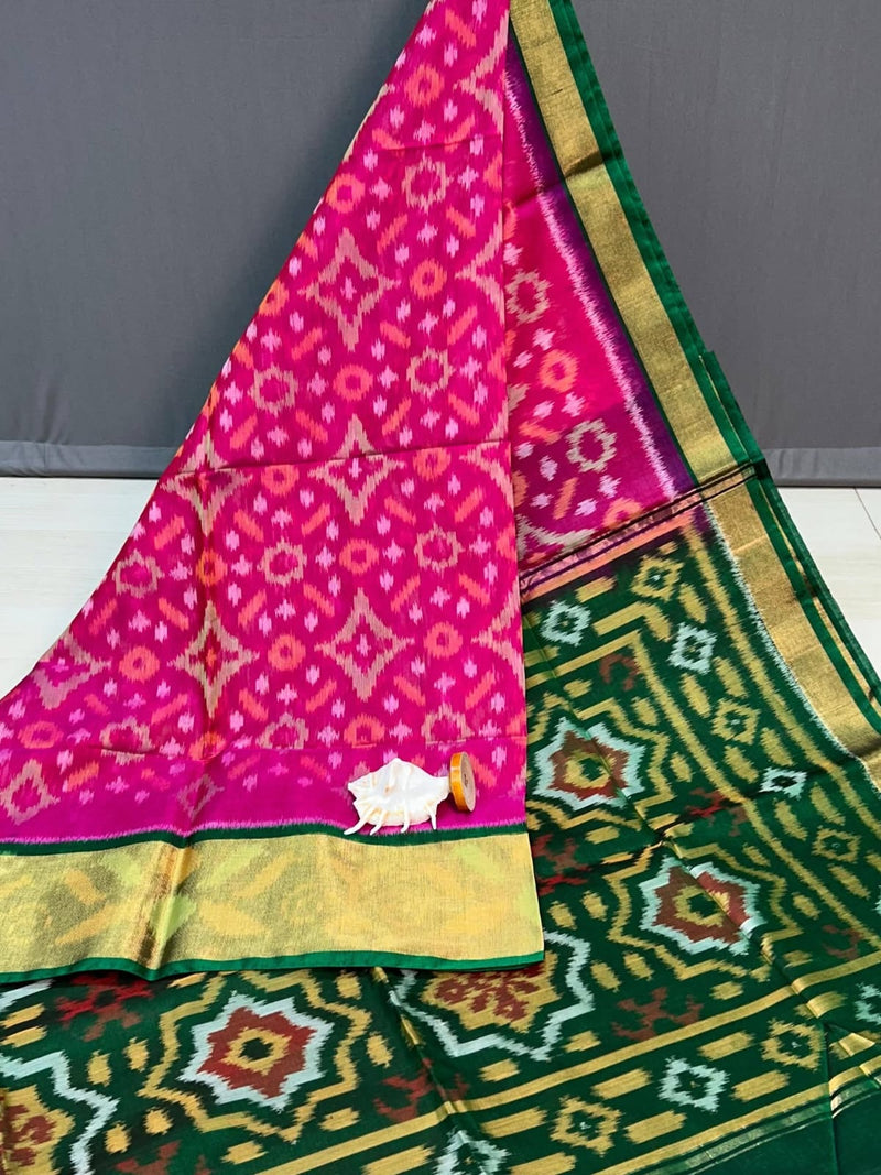 Pochampalli Print Dolla Silk Saree