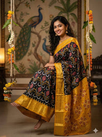 Pochampalli Dolla Silk Designer Saree